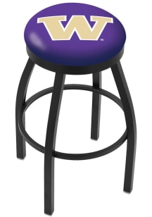 Washington Huskies Black Pub Stool - Black