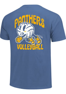 Pitt Panthers Blue Volleyball Short Sleeve T Shirt