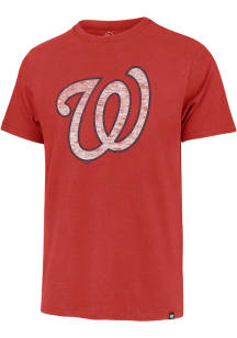 47 Washington Nationals Red Premier Franklin Short Sleeve Fashion T Shirt