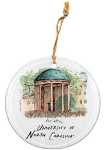 North Carolina Tar Heels Laura Wilcox Designs Ornament - Light Blue