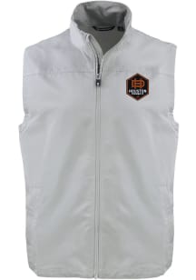 Cutter and Buck Houston Dynamo Mens Grey Charter Sleeveless Jacket