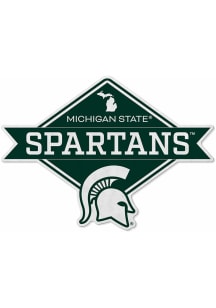 Michigan State Spartans Diamond Pennant - Green
