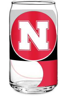 Nebraska Cornhuskers Glass Pint Glass - White