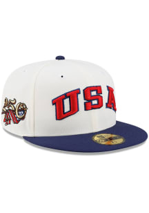 New Era Americana Mens Navy Blue USA Pride Fitted Hat