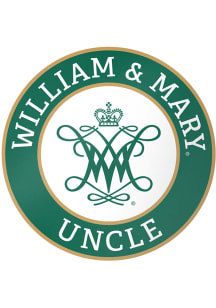 William & Mary Tribe 3 Inch Uncle Auto Decal - Green