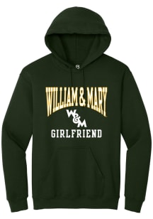 Summit Sportswear William & Mary Tribe Mens Green Girlfriend Long Sleeve Hoodie