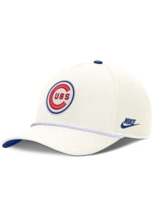Nike Chicago Cubs Cooperstown 5 Panel Structured Rope Rise Adjustable Hat - Natural