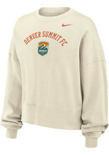 Nike Denver Summit FC Womens White Phoenix Crew Sweatshirt