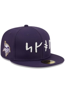 New Era Minnesota Vikings Mens Purple NFL 2026 Sideline Rivalries Collection 59FIFTY Fitted Hat