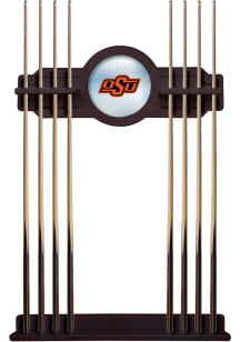Oklahoma State Cowboys Solid Wood Cue Rack Pool Table
