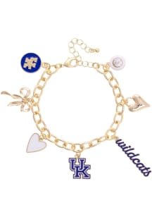 Kentucky Wildcats Enamel Icons Charm Womens Bracelet