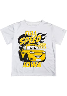 Vive La Fete Iowa Hawkeyes Infant Full Speed Short Sleeve T-Shirt White