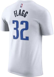 Cooper Flagg Dallas Mavericks White Association Short Sleeve Player T Shirt