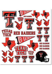 Texas Tech Red Raiders 8"x10" Sheet Stickers - Red
