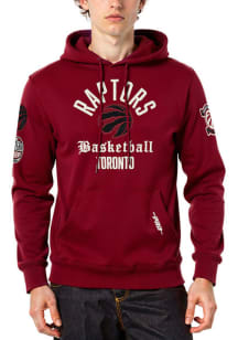 Pro Standard Toronto Raptors Mens Red Modern Originals Retro Fashion Hood