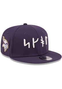 New Era Minnesota Vikings Purple 2026 NFL Sideline Rivalries Collection YTH 950 Youth Snapback Hat