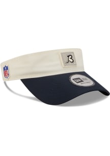 New Era Chicago Bears Mens White 2026 NFL Training Camp Adjustable Visor