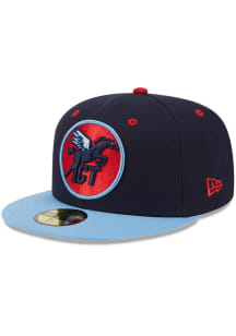 New Era Wichita Wind Surge Mens Navy Blue 2026 MiLB AC 59FIFTY Fitted Hat