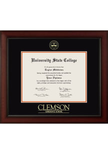 Clemson Tigers Embossed Paxton Diploma Frame - Black