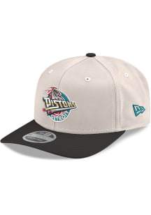New Era Detroit Pistons 1996 Hardwood Classic 9SEVENTY Stretch Snap Adjustable Hat - White