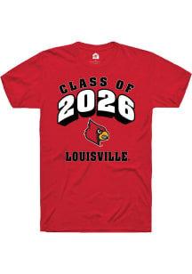 Rally Louisville Cardinals Cardinal Class of 2026 Short Sleeve T Shirt
