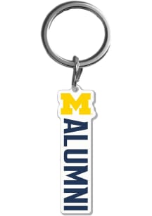 Michigan Wolverines Alumni Acrylic Keychain - Navy Blue
