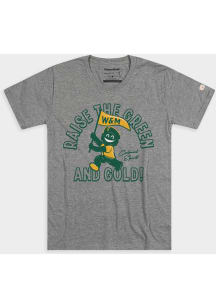 Homefield William & Mary Tribe Grey Raise The Green And Gold Tee Short Sleeve Fashion T Shirt