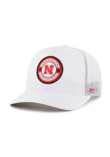 47 Nebraska Cornhuskers Brrr Strand Trucker Adjustable Hat - White