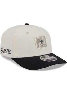 New Era New Orleans Saints 2026 NFL Training Camp Stretch 9SEVENTY Adjustable Hat - White