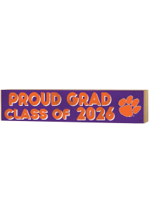 KH Sports Fan Clemson Tigers Class of 2026 Block Sign - Orange