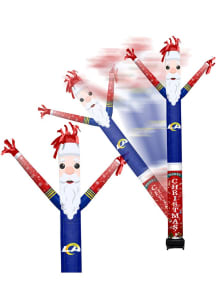Los Angeles Rams Blue Outdoor Inflatable Santa Crazy Sport Fan