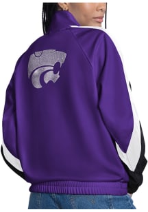 K-State Wildcats Womens Purple #1 Fan Light Weight Jacket