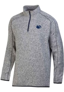 Champion Penn State Nittany Lions Mens Grey Arctic Fleece Long Sleeve Qtr Zip Pullover