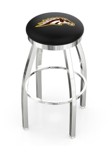 Western Michigan Broncos Chrome Pub Stool - Silver
