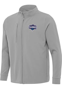 Antigua Greensboro Swarm Mens Graphite Regard Light Weight Jacket