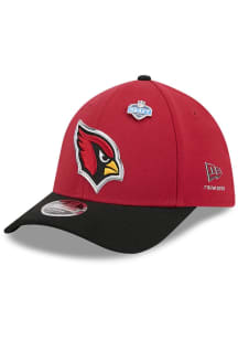 New Era Arizona Cardinals Mens Red 2026 NFL Draft 39THIRTY M Crown Flex Hat