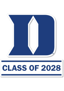 Duke Blue Devils 3 Inch Class of 2028 Auto Decal - Blue