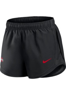 Nike Ohio State Buckeyes Womens Black Tempo Shorts