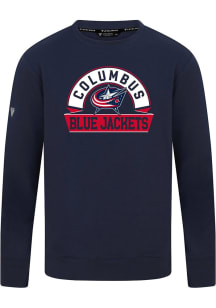 Levelwear Columbus Blue Jackets Navy Blue Mandate Banner Arch Long Sleeve T Shirt