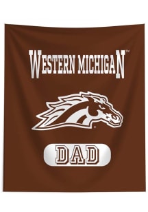 Western Michigan Broncos Dad 50x60 Tapestry Blanket