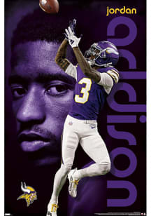 Jordan Addison Minnesota Vikings Jordan Addison 24 Unframed Poster
