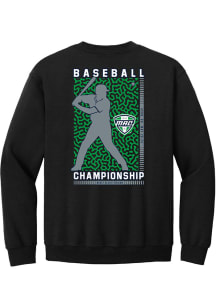 Summit Sportswear MAC Mens Black Baseball Championship 2026 Long Sleeve Crew Sweatshirt