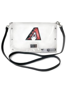 Arizona Diamondbacks White Clear Envelope Clear Bag