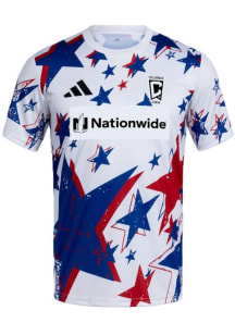 Adidas Columbus Crew Mens White Americana Pre-match Jersey