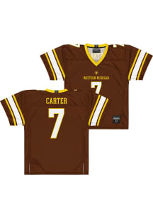 Gian Carter  Campus Ink Western Michigan Broncos Brown NIL Football Jersey