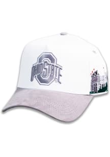 Ohio State Buckeyes Stadium Adjustable Hat - White