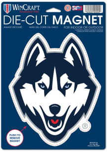 UConn Huskies Die Cut Car Magnet - Navy Blue