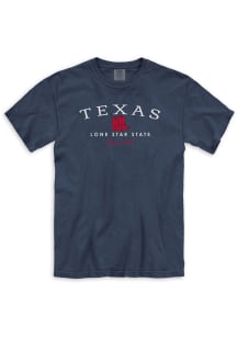 Texas Navy Blue Lone Star State Short Sleeve T Shirt