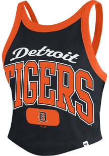 47 Detroit Tigers Womens Navy Blue Rally Tank Top