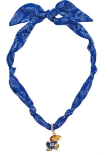 Kansas Jayhawks Logo Bandana Scarf Necklace